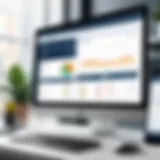 Visual representation of job shop tracking software interface