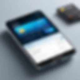 An overview of Plastiq's user interface showcasing payment options
