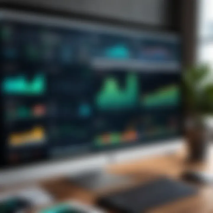 Financial reporting dashboard showcasing insights for retail businesses