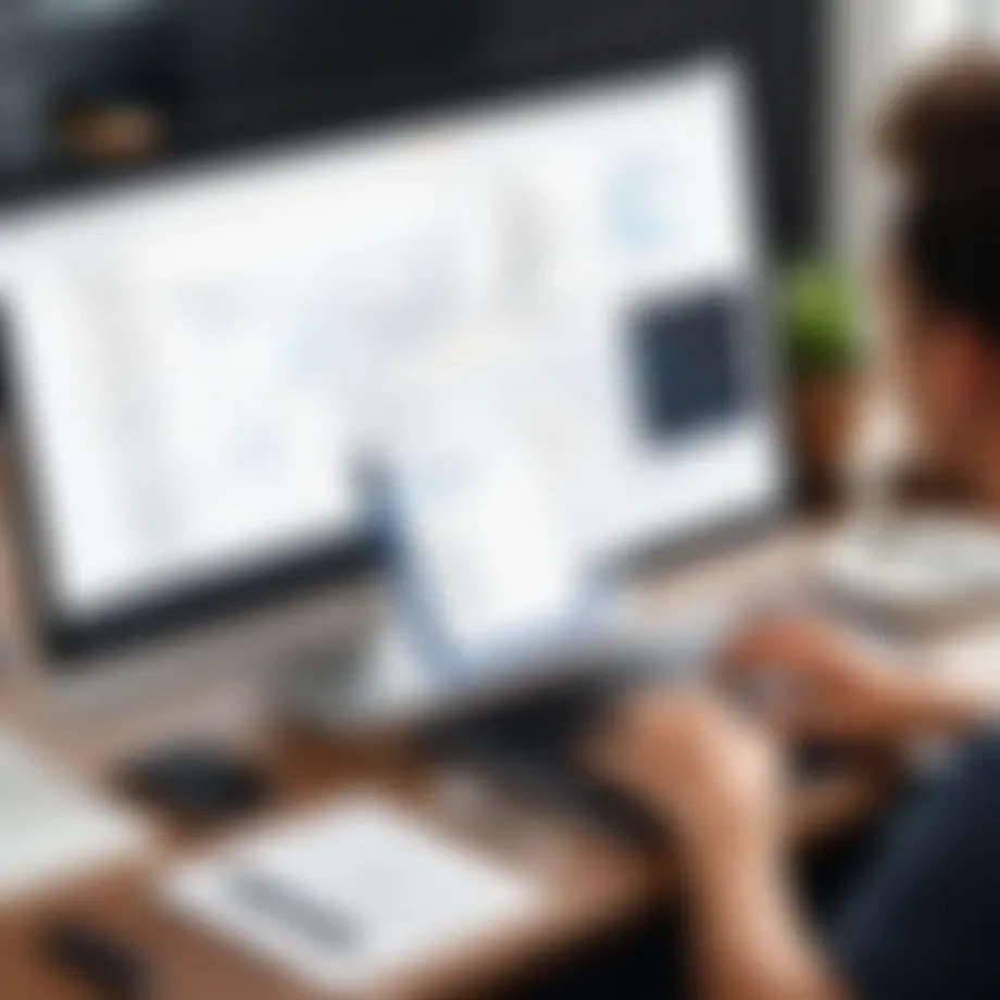 Visual representation of Lucidchart's Auto Arrange feature in action