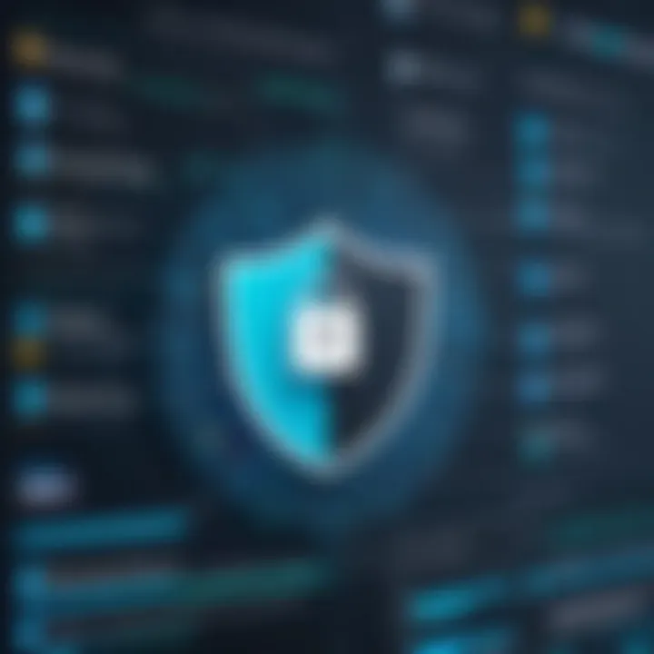 Chart showing security improvement after implementing patch management