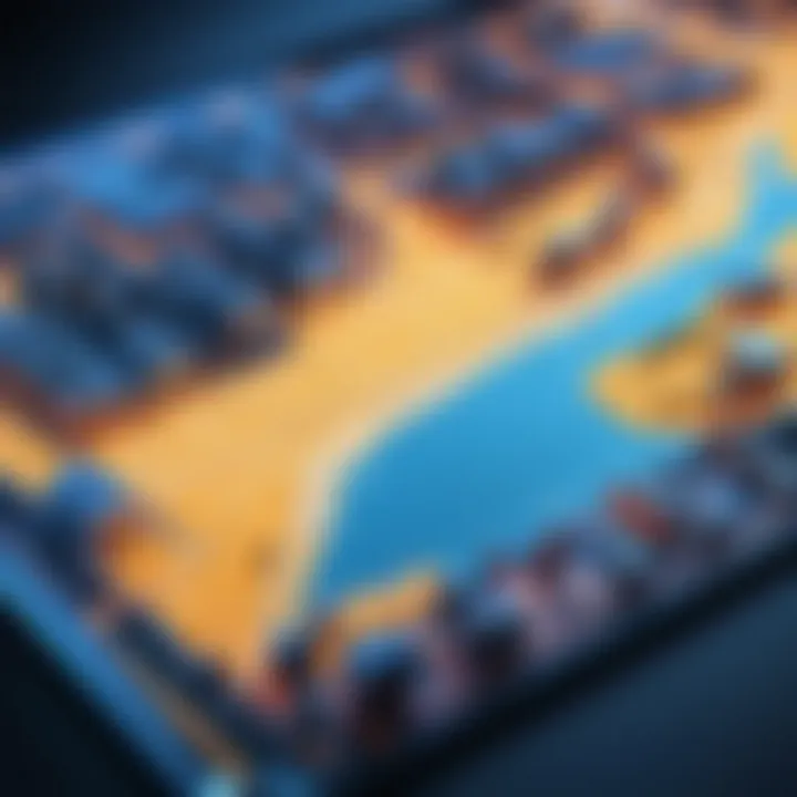 Map software in professional settings