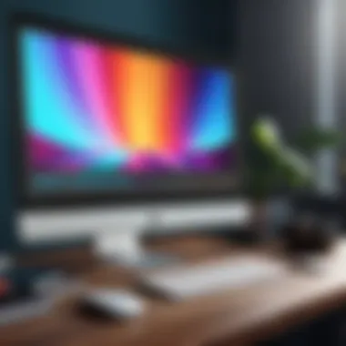 The Art of Color Grading A vibrant example of a color grading effect applied to a scene