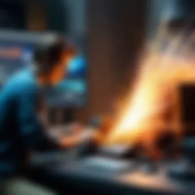 Crafting Compelling Special Effects A captivating scene demonstrating the use of special effects in film
