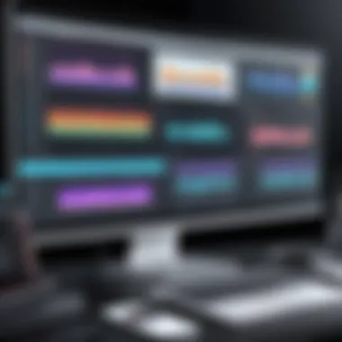 Exploring Video Editing Software An array of video editing software interface showcasing various effects