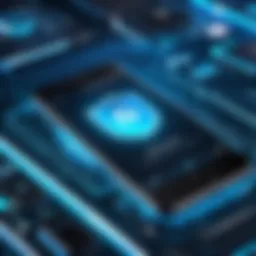 Mobile device showcasing advanced security features