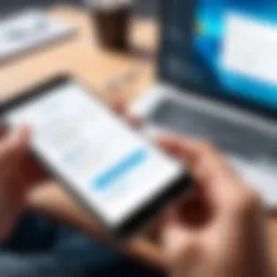 Illustration depicting mobile testing methodologies
