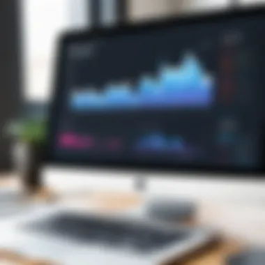 Analyzing Engagement Metrics Visualization of tracking analytics demonstrating engagement metrics for a pitch deck.