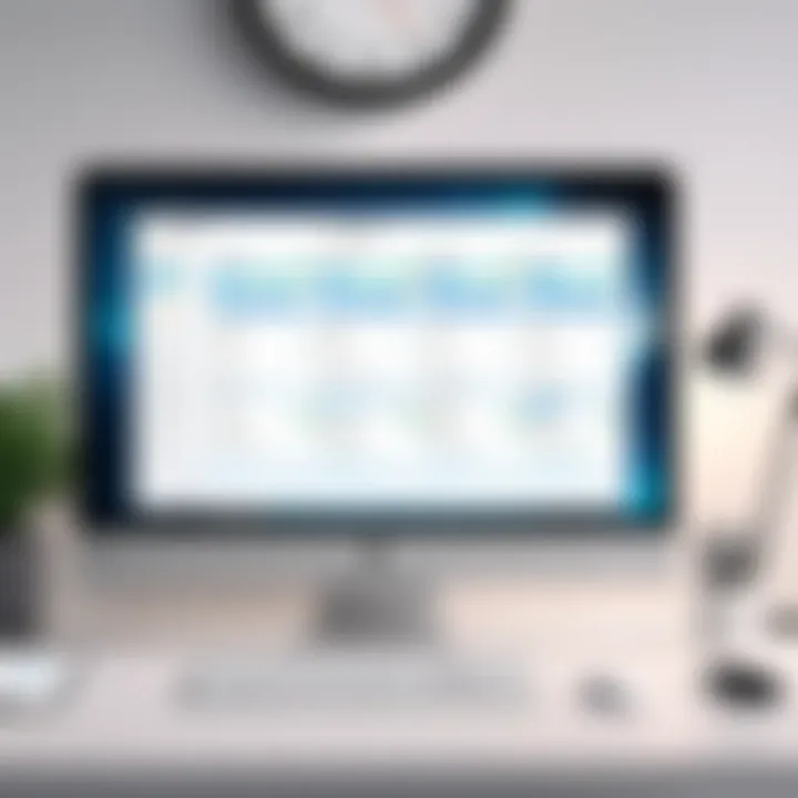 An individual analyzing productivity metrics related to scheduling