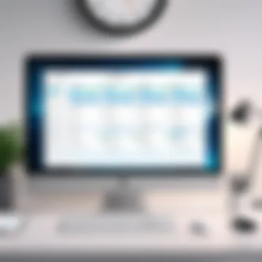 Analyzing Productivity Metrics An individual analyzing productivity metrics related to scheduling