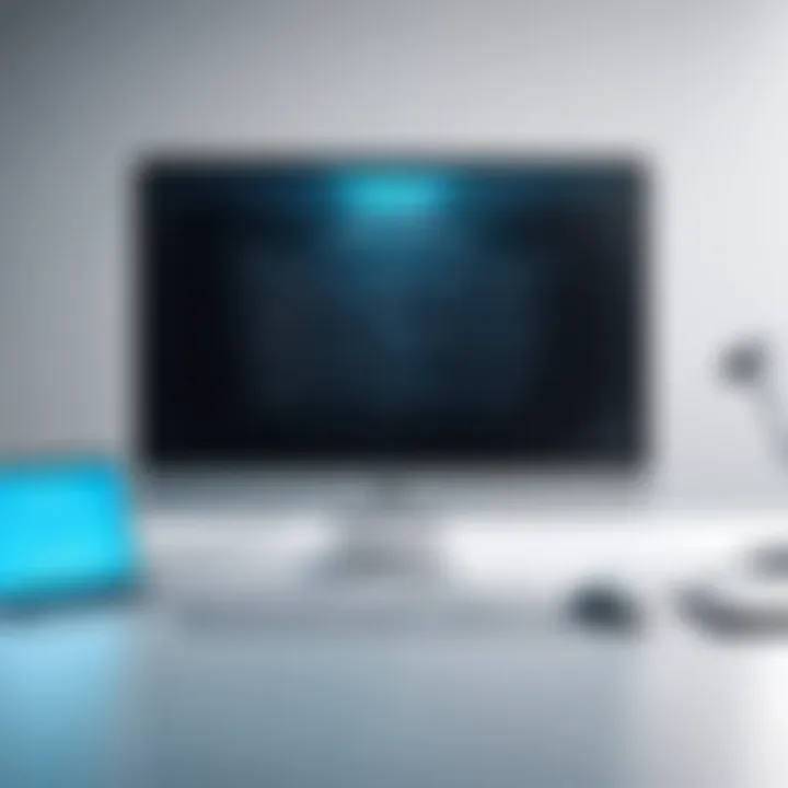 A secure digital environment illustrating data privacy in healthcare.