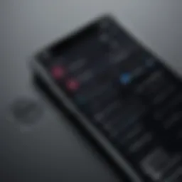 User interface of a popular noise cancelling app