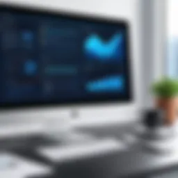 Visual representation of contract management software interface