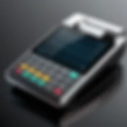 Advanced POS terminal with sleek design