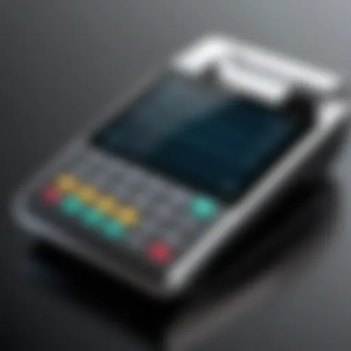 Advanced POS terminal with sleek design