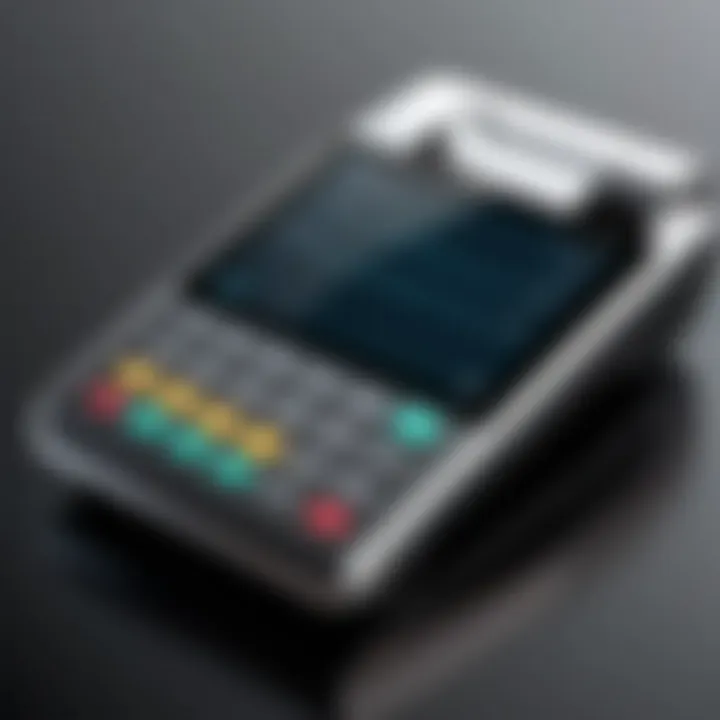Advanced POS terminal with sleek design