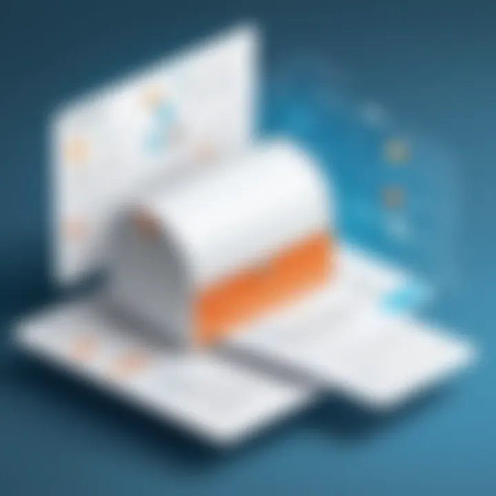 Diagram showcasing common challenges in mailbox migration
