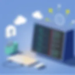 Conceptual illustration of DNS functionality