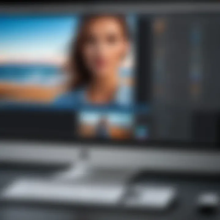 Screenshot of a photo editing software interface with resizing options