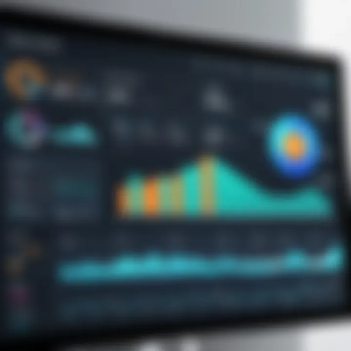 Dashboard showcasing resource management metrics