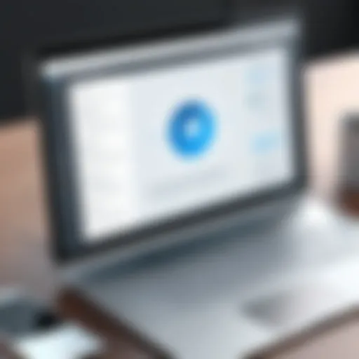 A sophisticated software interface showcasing proposal templates