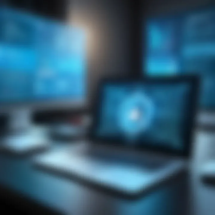 A visual representation of potential security threats to digital assets