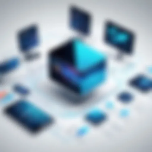 Symbolic representation of digital marketing strategies