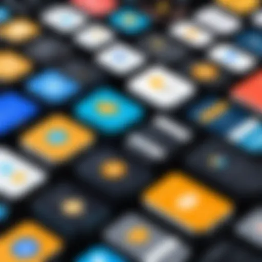 A diverse array of cryptocurrency wallets displayed together