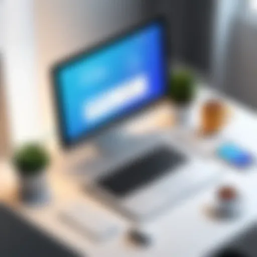 A visually striking self-hosted landing page design