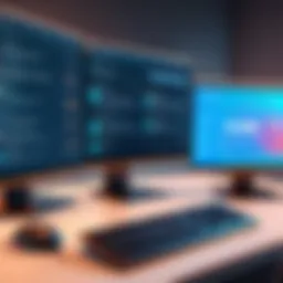 A detailed comparison chart illustrating service desk and helpdesk functionalities