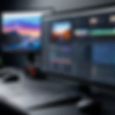 Advanced Features in Shortcut Video Editing Software Screenshot showcasing advanced features of a video editor