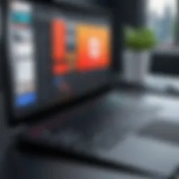 User interface of a popular shortcut video editor