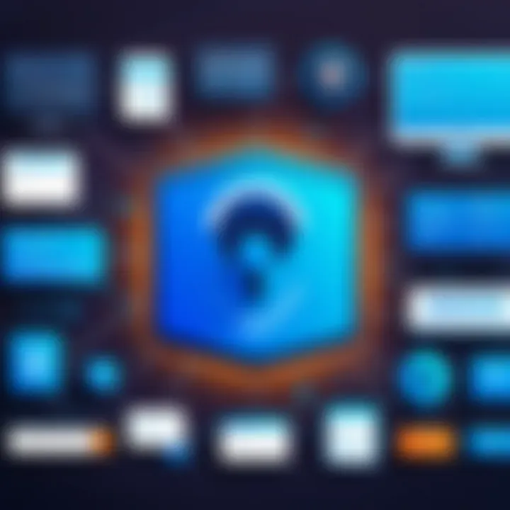 Password management tools interface