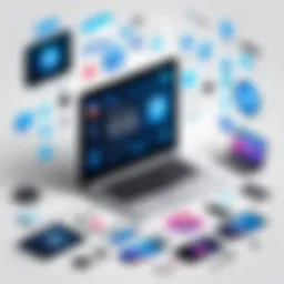 Visual representation of social media contest features
