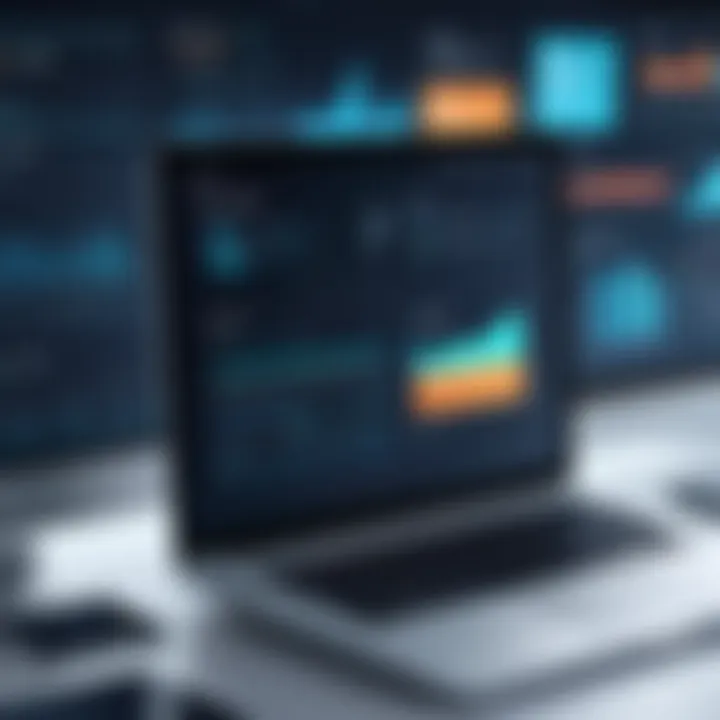 Illustration of inventory management software interface