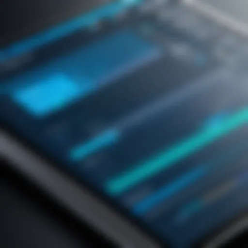 Detailed overview of stack takeoff software interface
