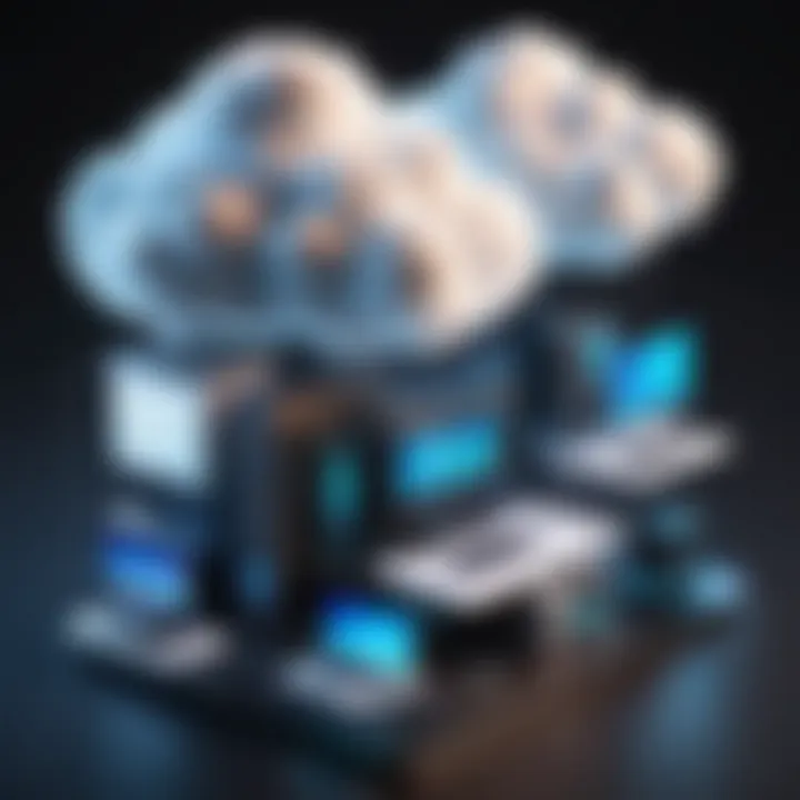 Diagram illustrating cloud backup workflow for streamers