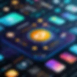 User interface of a popular crypto app