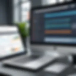 Visual representation of training operations management software interface