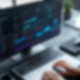 Visual representation of Care Point Software interface