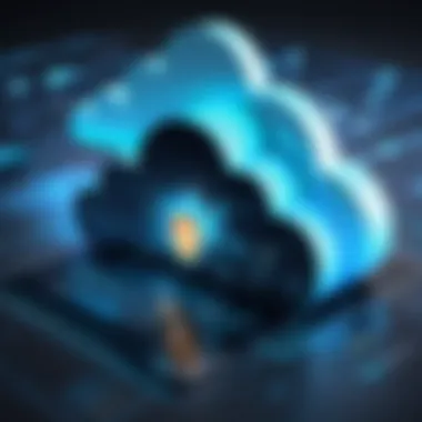 Graph showcasing data protection strategies in cloud environments