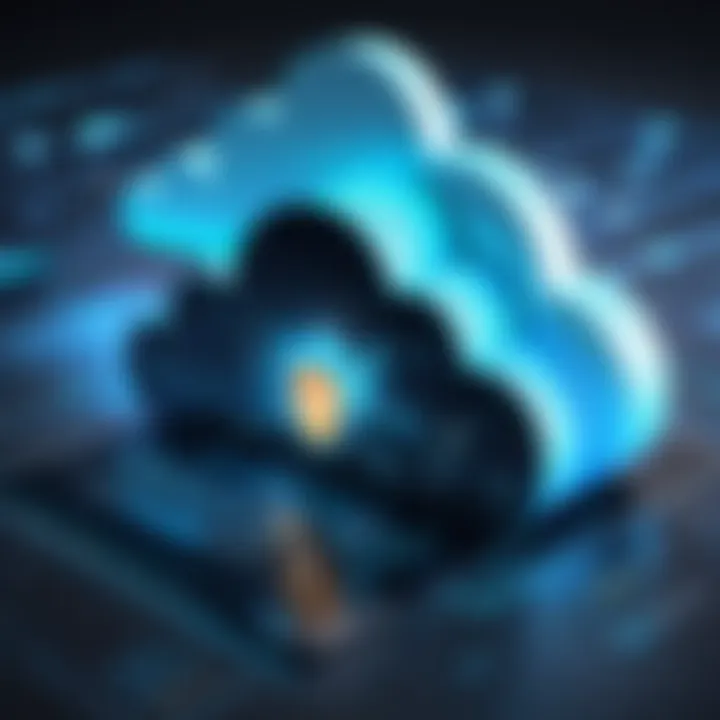 Graph showcasing data protection strategies in cloud environments