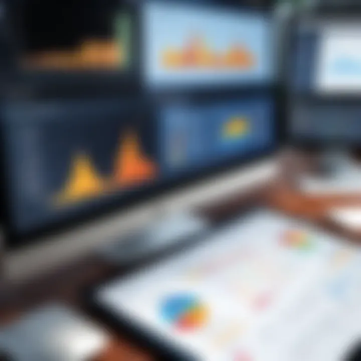 Graphical representation of financial reports generated by church software