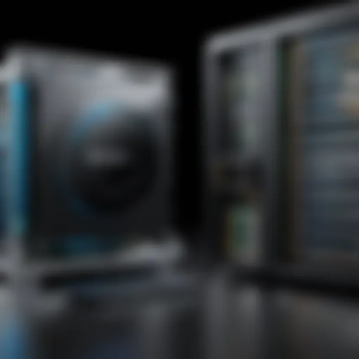 Diagram of security measures in Dell Security Management Server