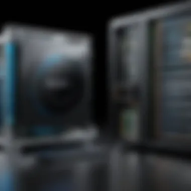 Security Measures in Dell Security Management Server Diagram of security measures in Dell Security Management Server