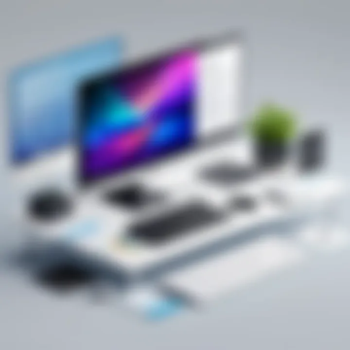 Diagram showing the installation process of desktop applications