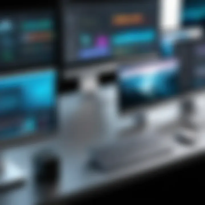 Visual representation of various categories of desktop software