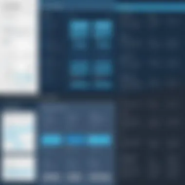 Comparison chart of Gliffy Wireframe features against other tools