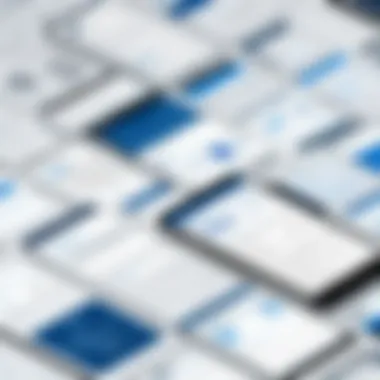 A screenshot illustrating a wireframe project created in Gliffy