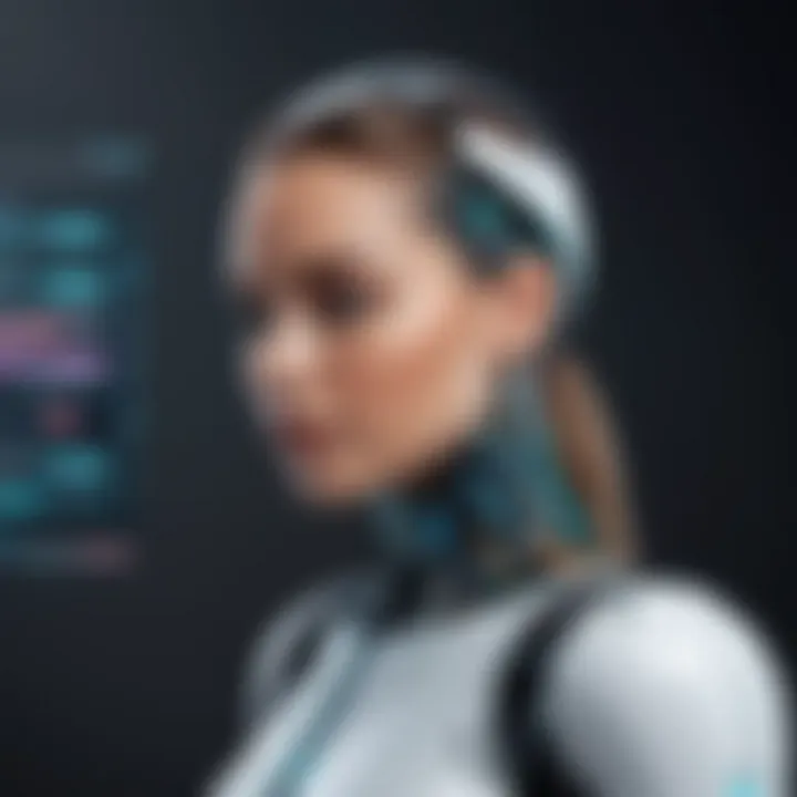 An illustration representing AI evaluation in job candidate assessment.